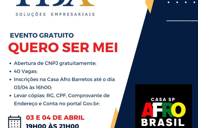 Casa Afro sedia mutirão do CNPJ para trabalhadores informais