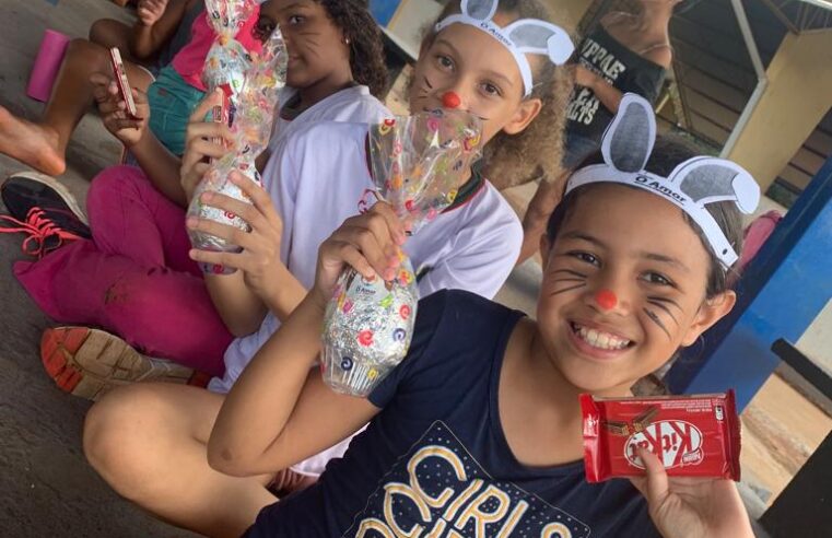 Instituto O Amor distribuiu mais de 1.000 ovos de páscoa para atendidos