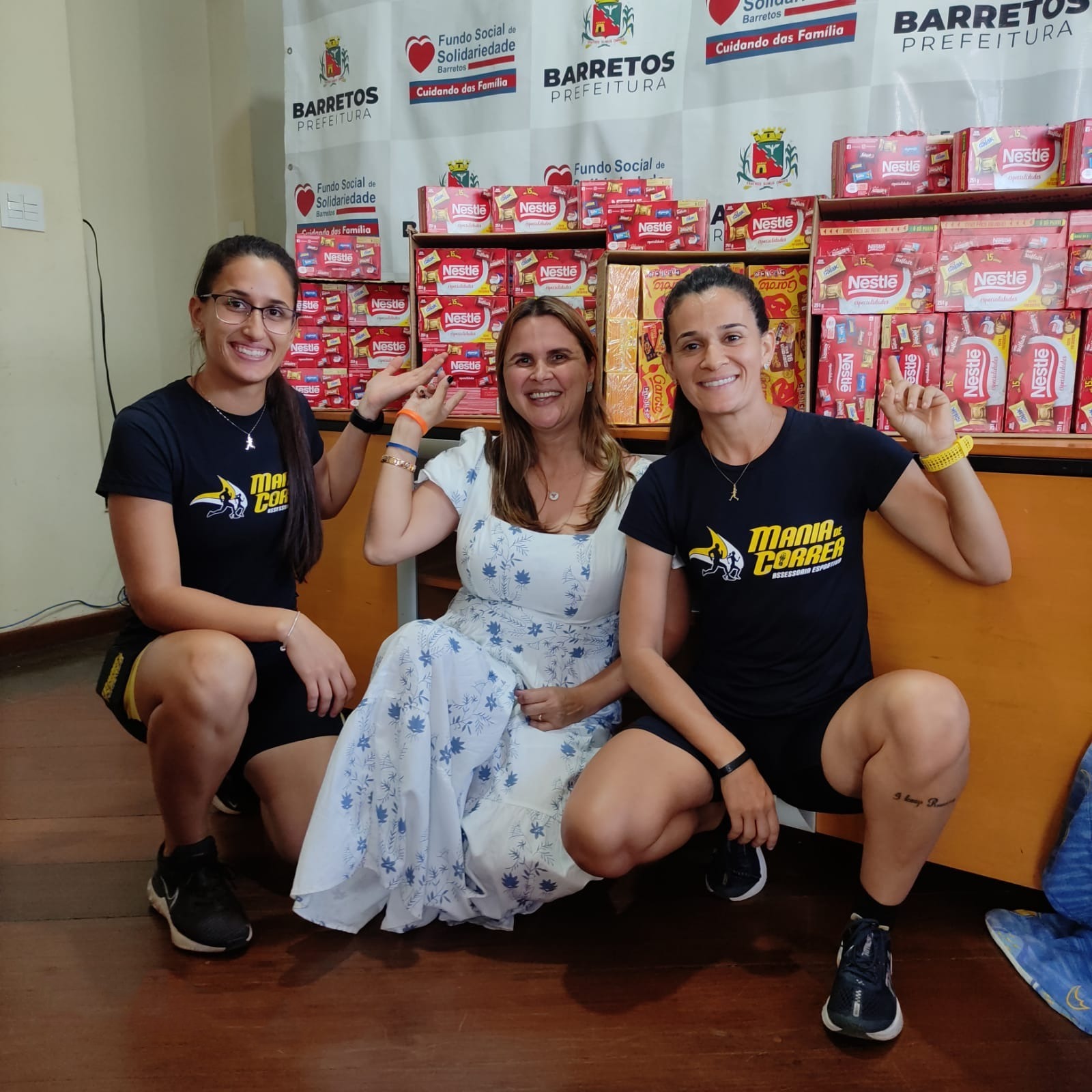 Fundo Social de Solidariedade recebe doação de caixas de bombons