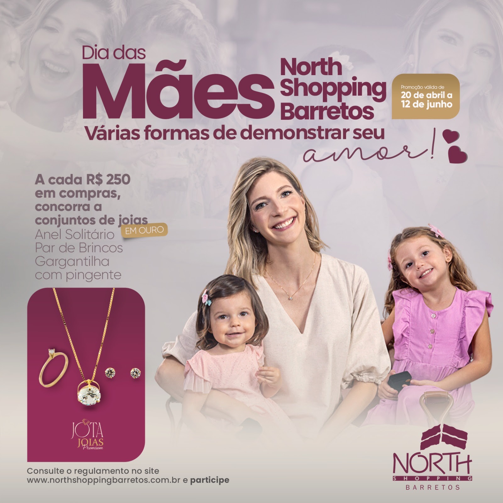 North Shopping Barretos lança campanha Mães e Namorados 2023