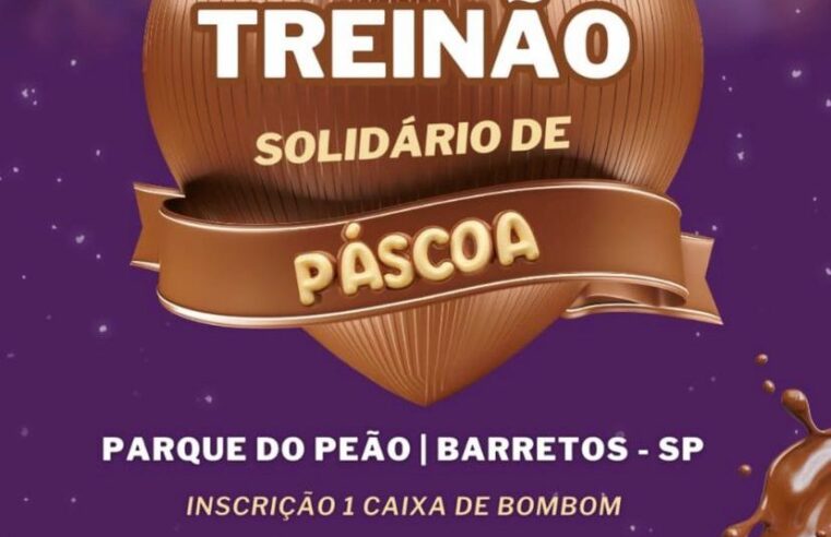 Treinão Solidário terá arrecadação de chocolate na inscrição