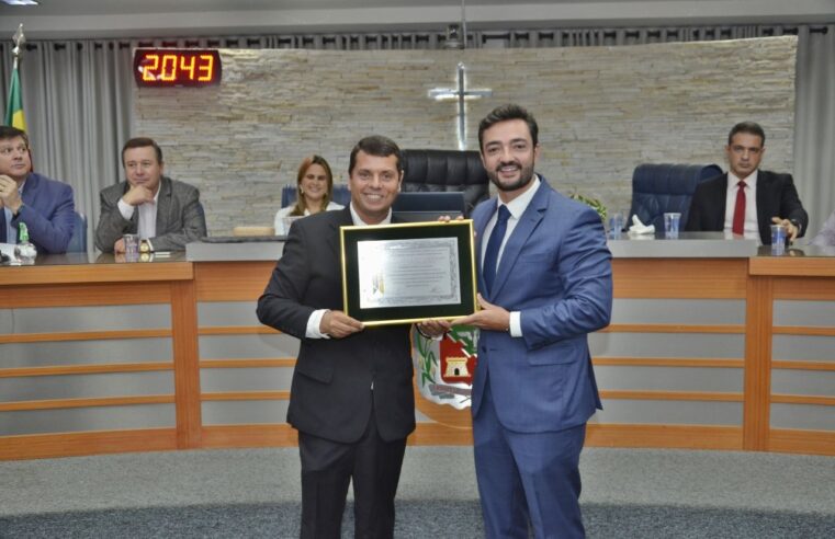 Dr Raphael Brigagão Alcântara recebe Título de Cidadão Honorário de Barretos