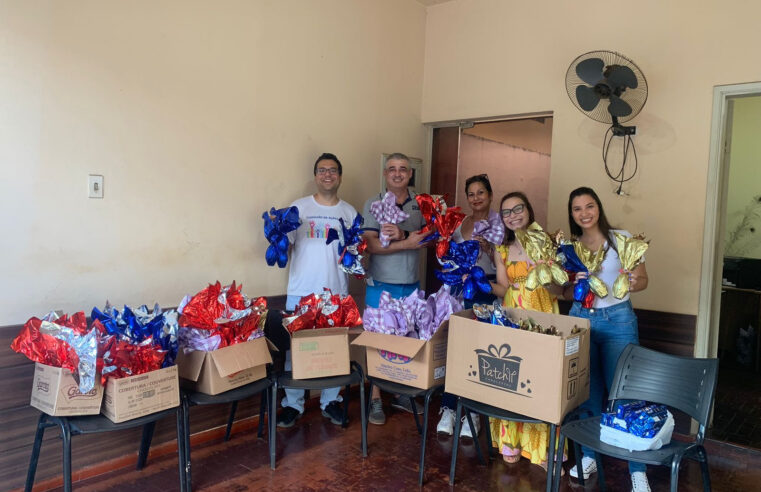 OAB distribuiu ovos e chocolates às crianças de Barretos