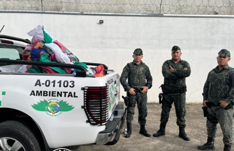 PM Ambiental autua trio por soltura de balões na zona norte de SP