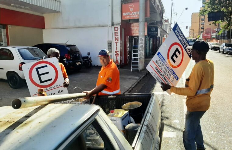 Obras na Praça Francisco Barreto alteram ponto de ônibus no centro