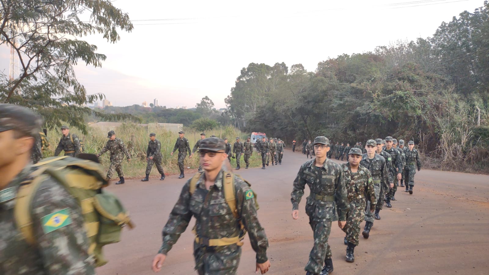 TG realiza marcha de 8 km pela zona rural