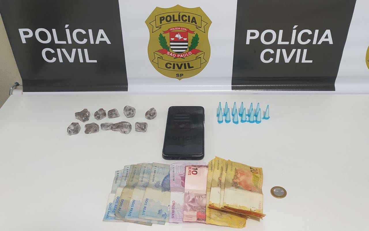 Polícia Civil de Bebedouro prende três envolvidos por tráfico de drogas