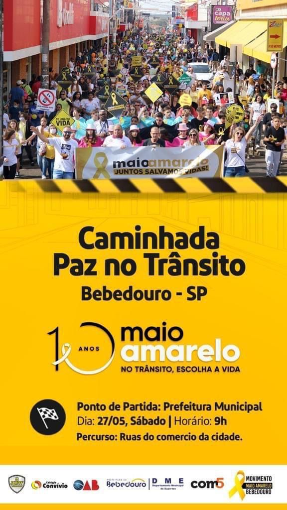 Prefeitura apoia movimento “Maio Amarelo”