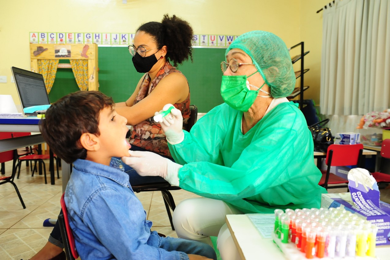 Mais de 50% dos alunos da Educação Infantil já foram avaliados pelo Programa “Sorrindo para o Futuro”