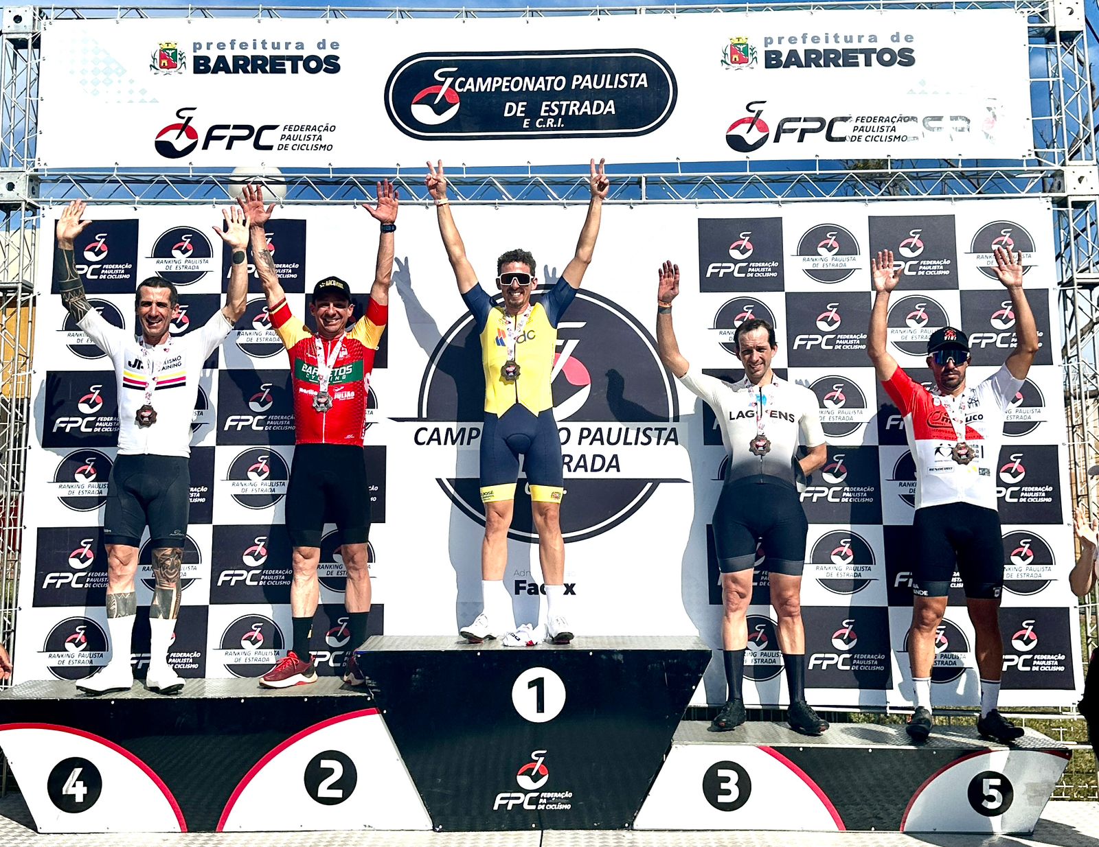 Equipe de Barretos se destaca em competição de ciclismo