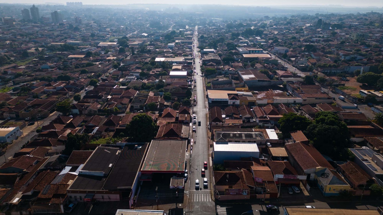 Concluídas as obras de recapeamento asfáltico e alargamento da Avenida 7