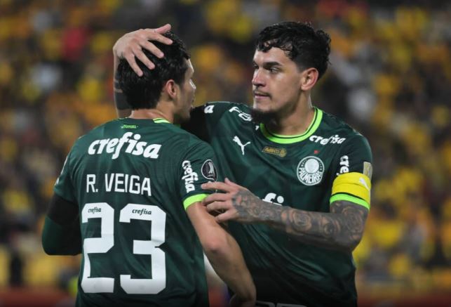 Palmeiras chega a vice-liderança do Brasileirão após goleada