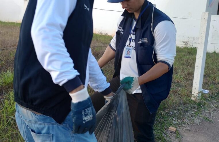 Vetores e Zoonoses realizam mutirão para eliminar criadouros do Aedes Aegypti no setor leste