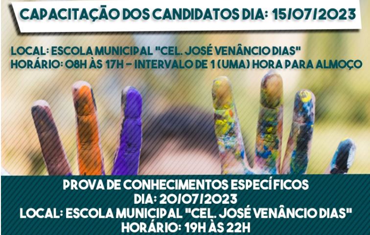 Colina alerta candidatos sobre datas das  eleições do Conselho Tutelar