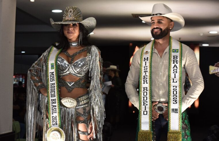 Goiana e Paulista são eleitos Miss e Mister Rodeio Brasil 2023