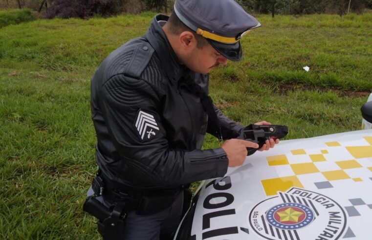 Polícia Rodoviário prende três por receptação e porte ilegal de arma de fogo