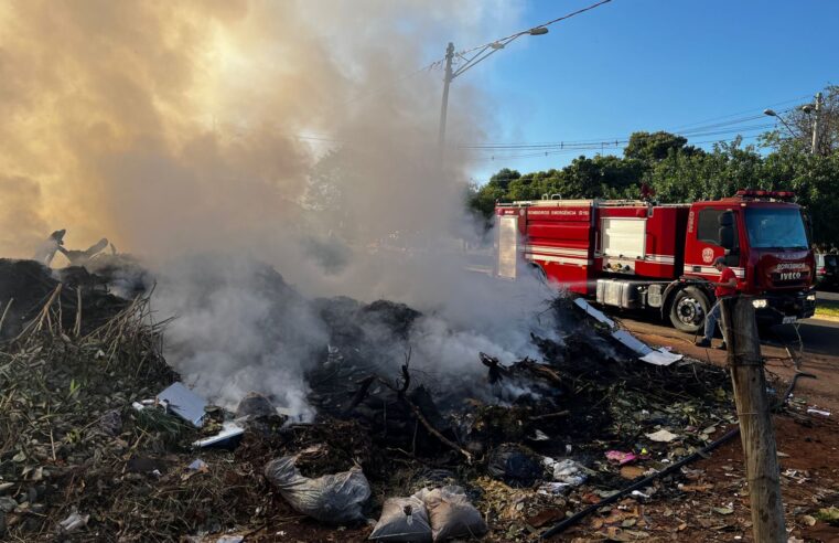 Ecoponto teve cinco incêndios na semana