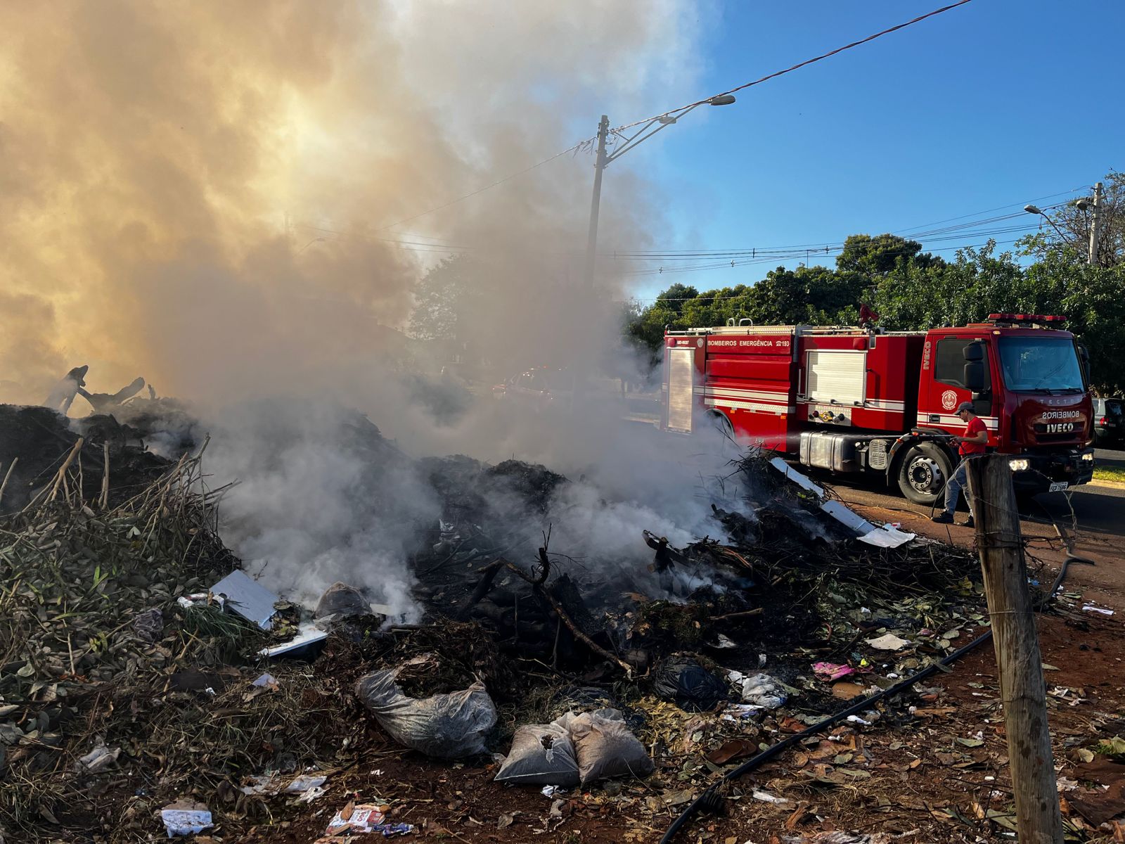 Ecoponto teve cinco incêndios na semana