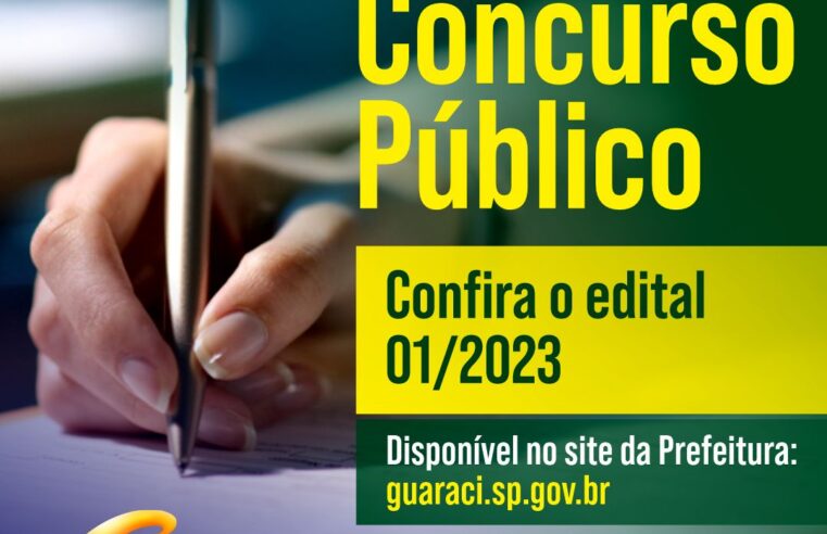 Prefeitura do Município de Guaraci divulga edital para Concurso Público