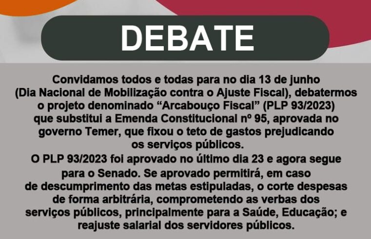 Barretos terá debate no Dia Nacional de Mobilização Contra o Ajuste Fiscal