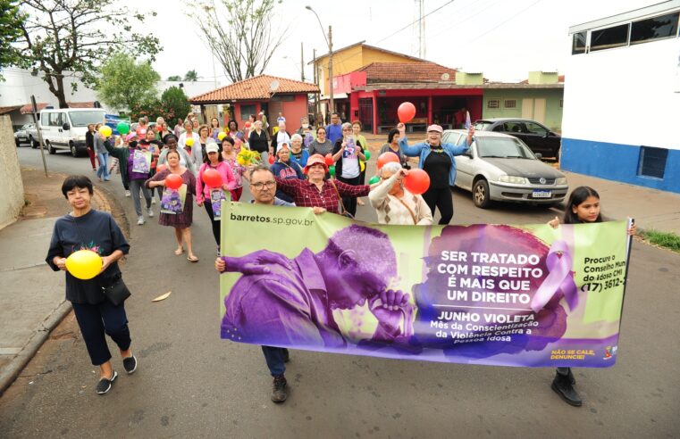 Prefeitura de Barretos promove caminhada contra violência à pessoa idosa