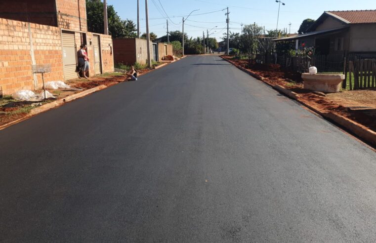 Prefeitura leva asfalto à Avenida SF-19, no bairro São Francisco