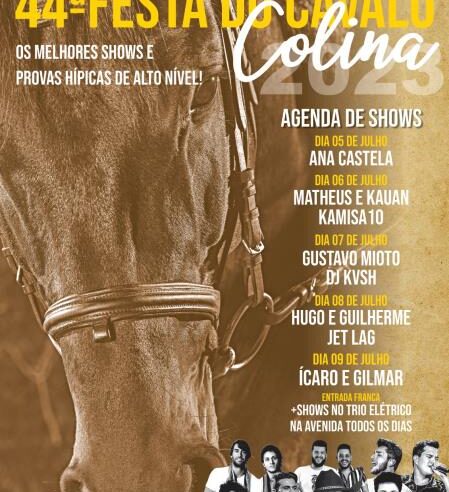 44ª Festa do Cavalo de Colina registra grande procura por ingressos