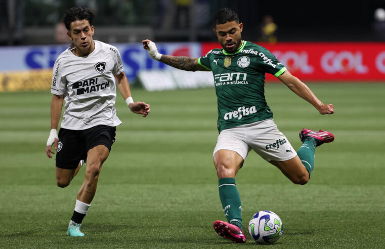 Botafogo supera o Palmeiras no Allianz e Santos perde na Vila para o Flamengo