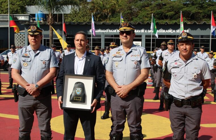 Secretário Derrite participa de solenidade sobre valorização profissional aos policiais do TOR