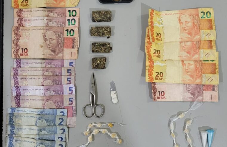 PM prende trio por tráfico de drogas