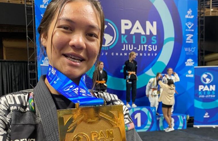 Eduarda Keiko é bi no Jiu Jitsu nos EUA