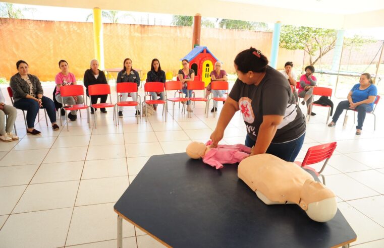 SAMU Barretos realiza treinamento de primeiros socorros com profissionais da Educação