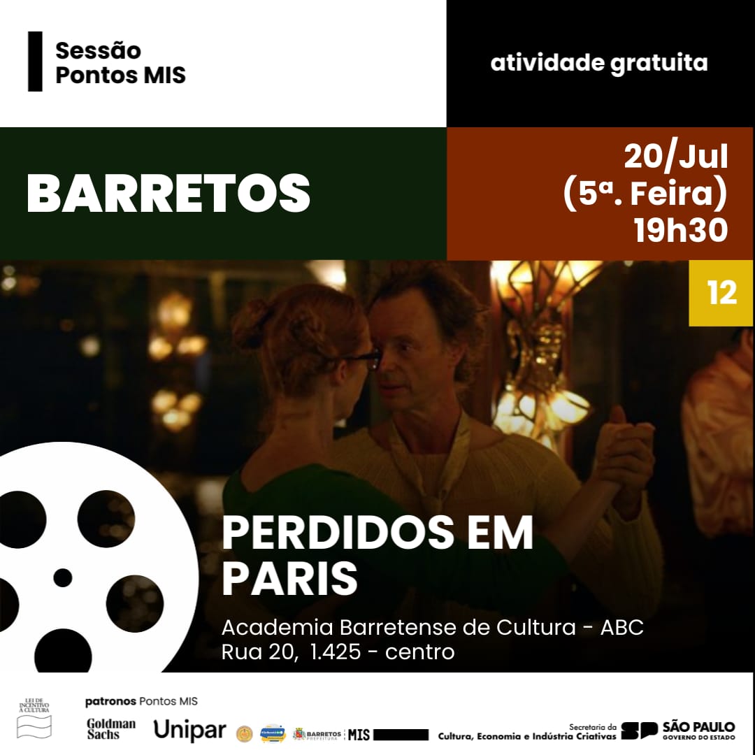 ABC E PONTO MIS EXIBEM O FILME ‘PERDIDOS EM PARIS’