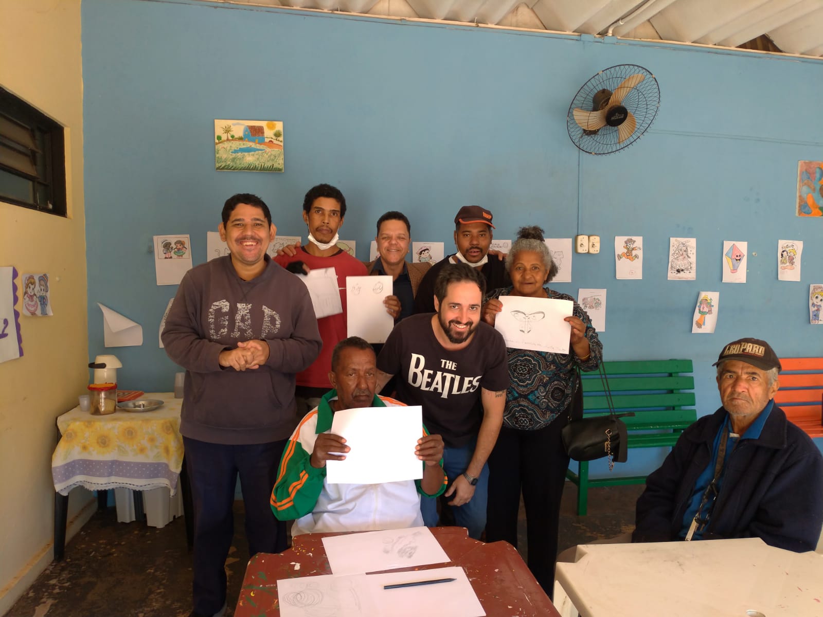 Pacientes do CAPS III participam de atividades pedagógicas por meio de parceria com o Cemart