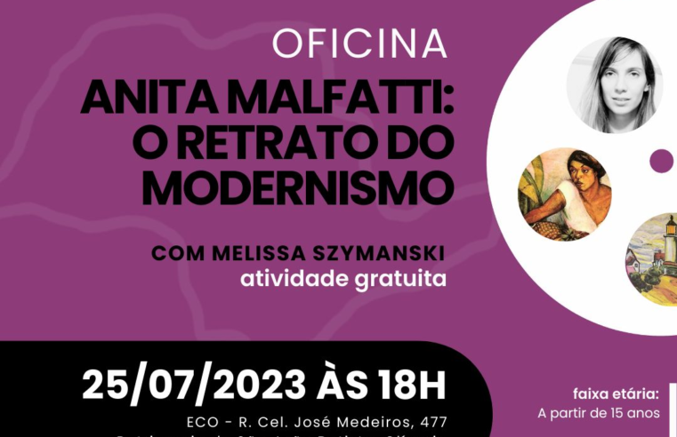 Estação Cultural de Olímpia recebe oficina gratuita sobre obras da artista modernista Anita Malfatti