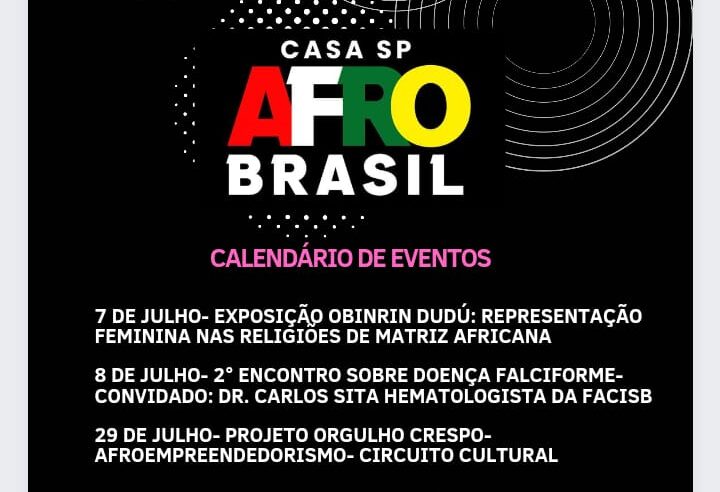 Casa Afro recebe exposição e Encontro sobre Doença Falciforme nesta sexta, 7, e no sábado, 8