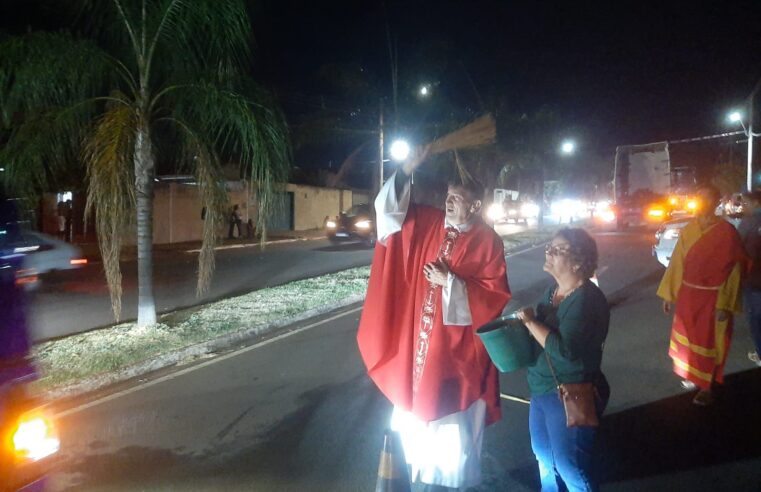 Dia de São Cristóvão foi marcado com longa carreata pela cidade