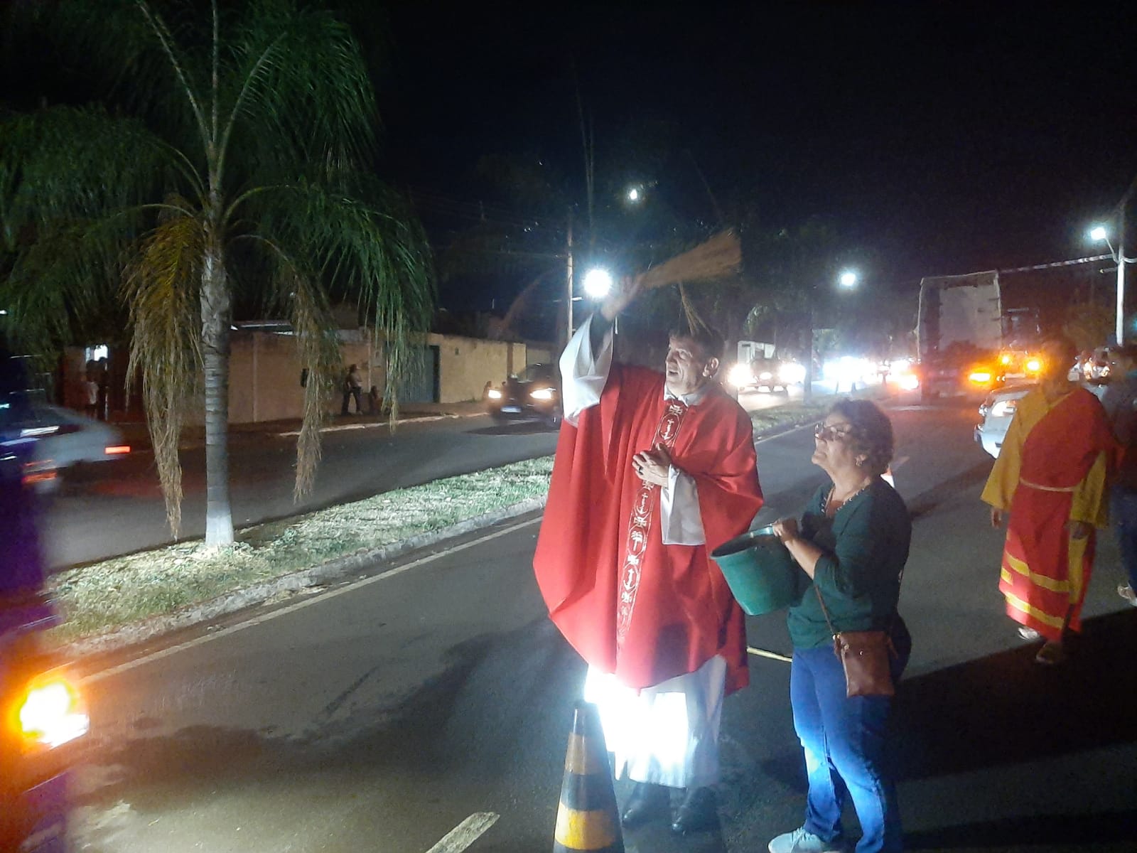 Dia de São Cristóvão foi marcado com longa carreata pela cidade