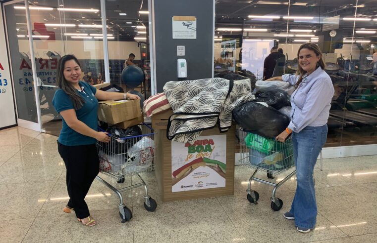 North Shopping finaliza campanha de agasalhos com a entrega de doações ao Fundo Social