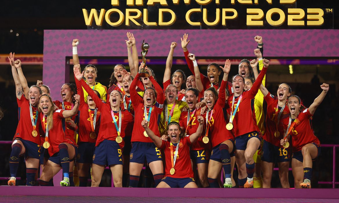 Espanha vence e conquista título inédito da Copa do Mundo Feminina