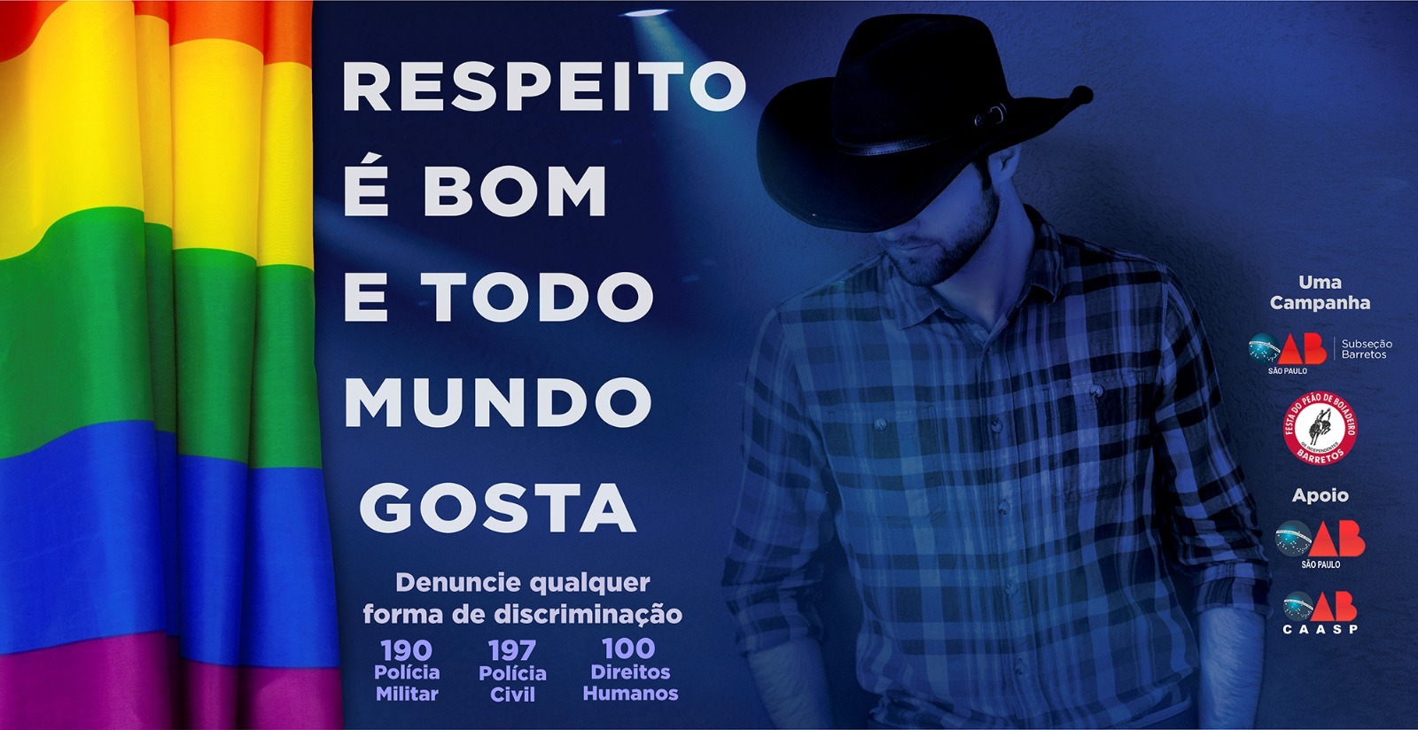 OAB Barretos realiza campanha contra homofobia na Festa do Peão