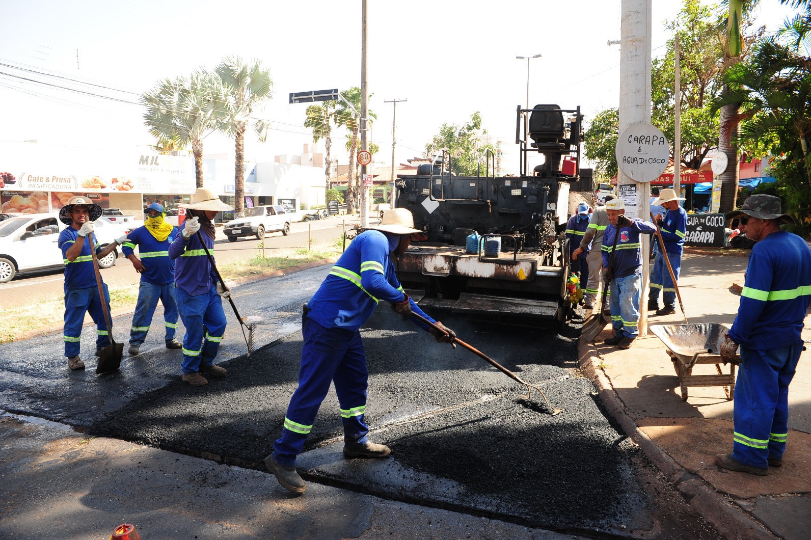 Prefeitura inicia recapeamento da Avenida João Baroni, no Jardim Soares