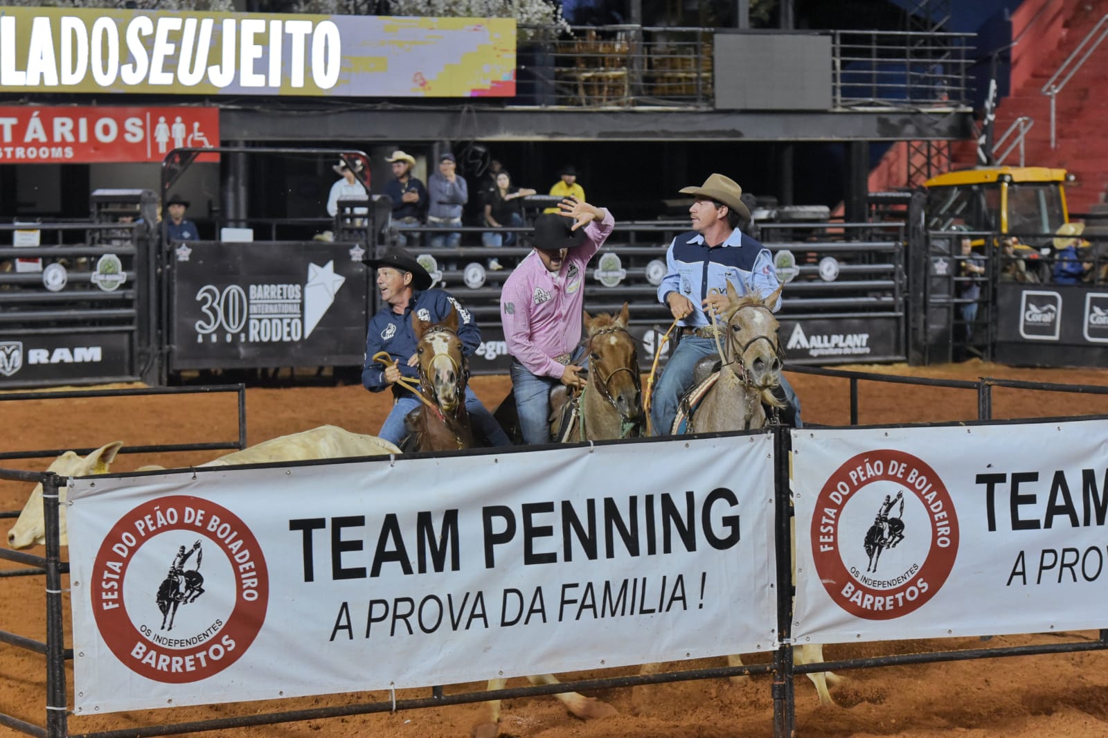 Conhecidos os últimos classificados do Team Penning na Festa de Barretos