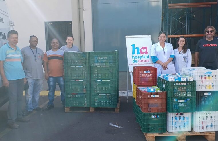 Hospital de Amor recebe leite arrecadado na Festa do Cavalo