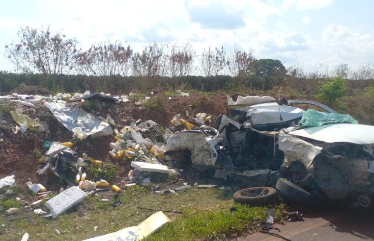 Colisão frontal é registrada na vicinal Nadir Kenan