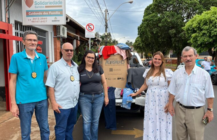 Fundo Social de Solidariedade recebe doações da Campanha do Agasalho da Polícia Civil