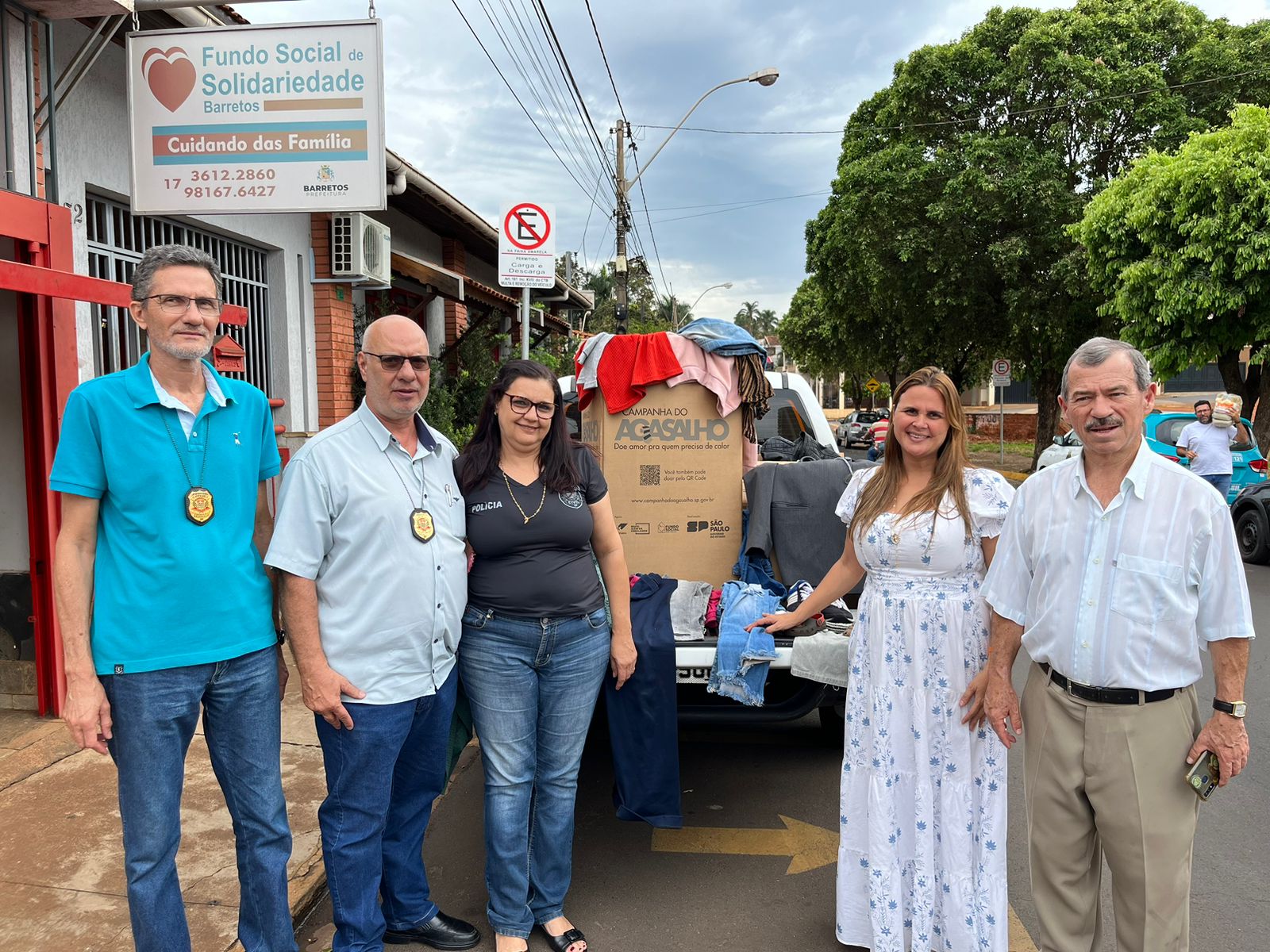 Fundo Social de Solidariedade recebe doações da Campanha do Agasalho da Polícia Civil