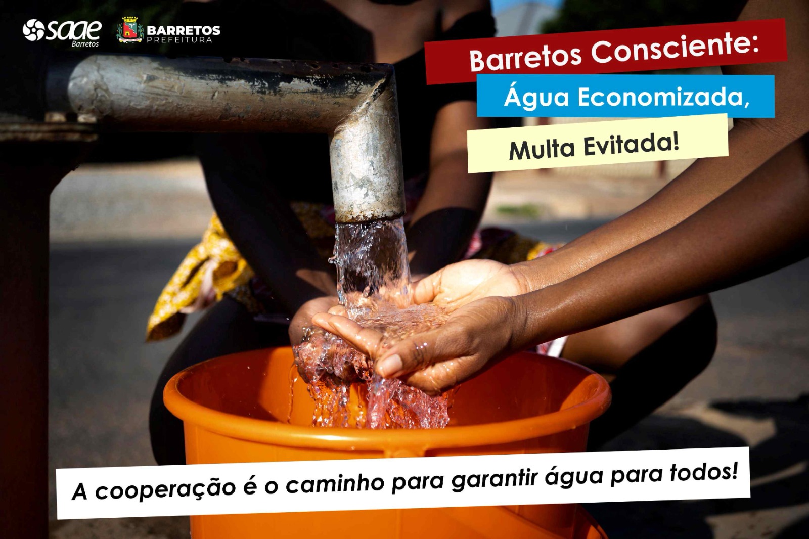 SAAE Barretos Lança Campanha de Conscientização “Barretos Consciente: Água Economizada, Multa Evitada!”