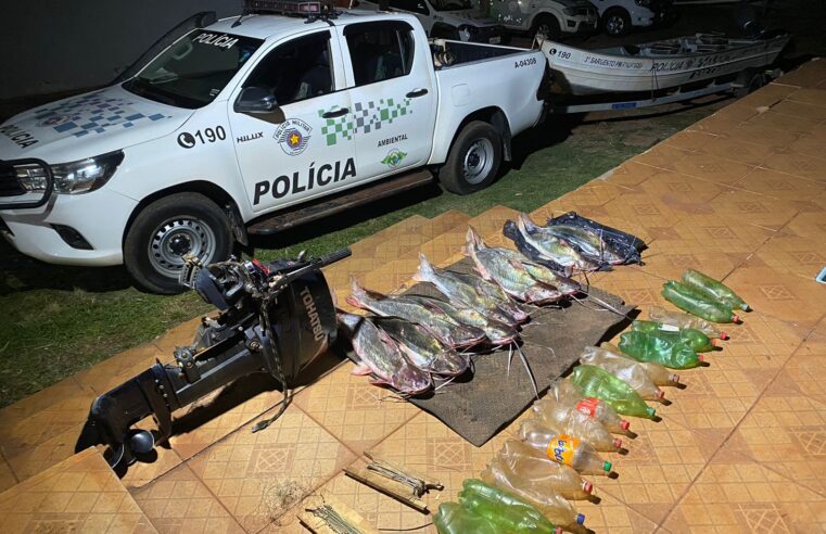 Operação Pré-Piracema aborda pescadores praticando pesca ilegal