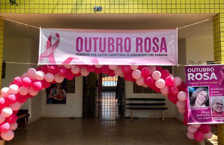 Outubro Rosa: Alunos da Rede Municipal de Ensino participam de conscientização